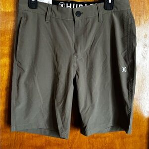Hurley Men's Olive Green All Day Hybrid Shorts
